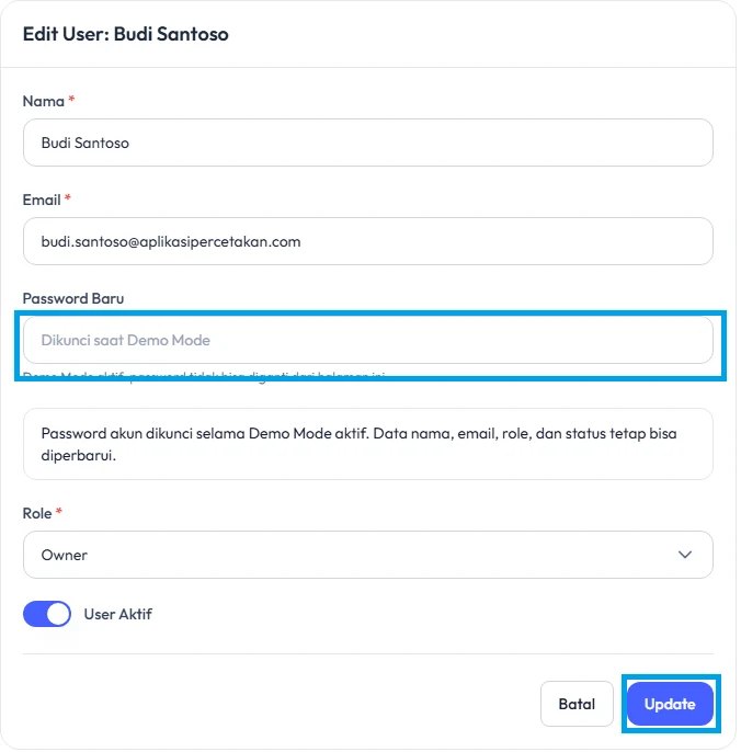 Reset Password