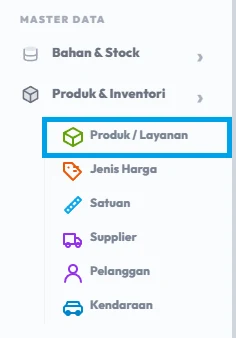 Pilih jenis data