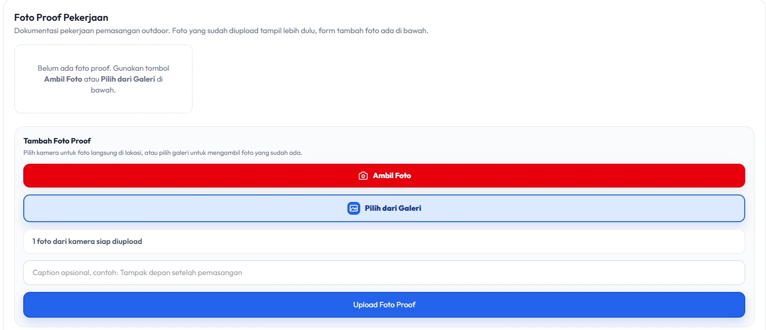 Upload bukti