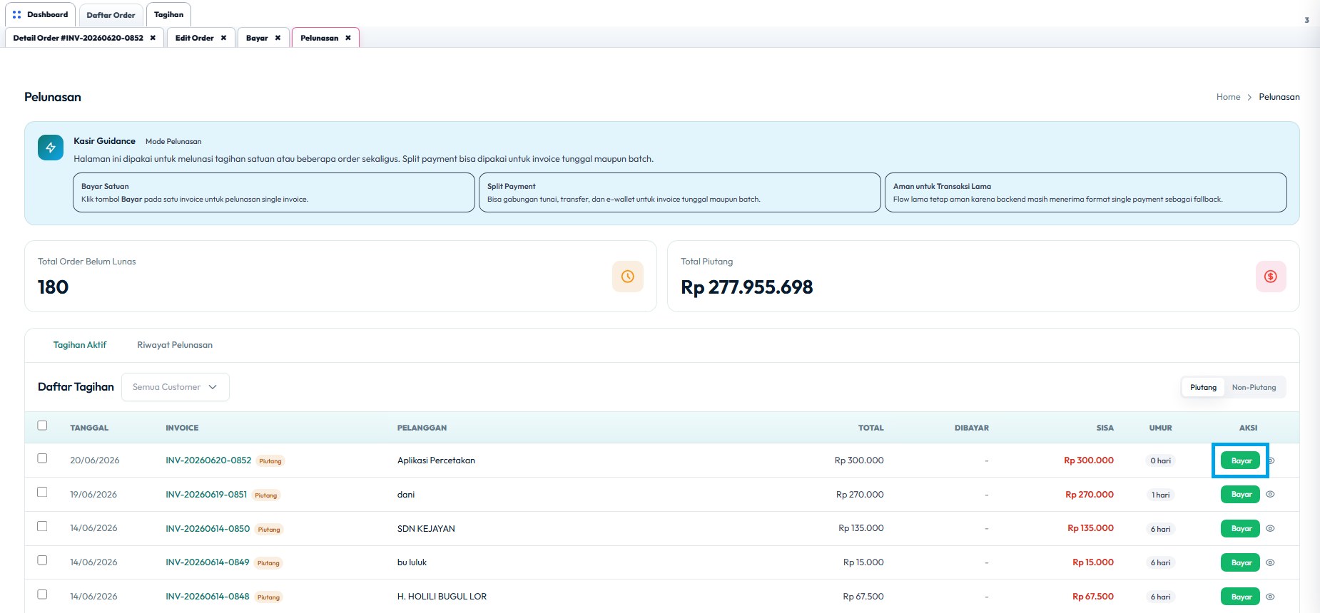 Klik tombol Bayar